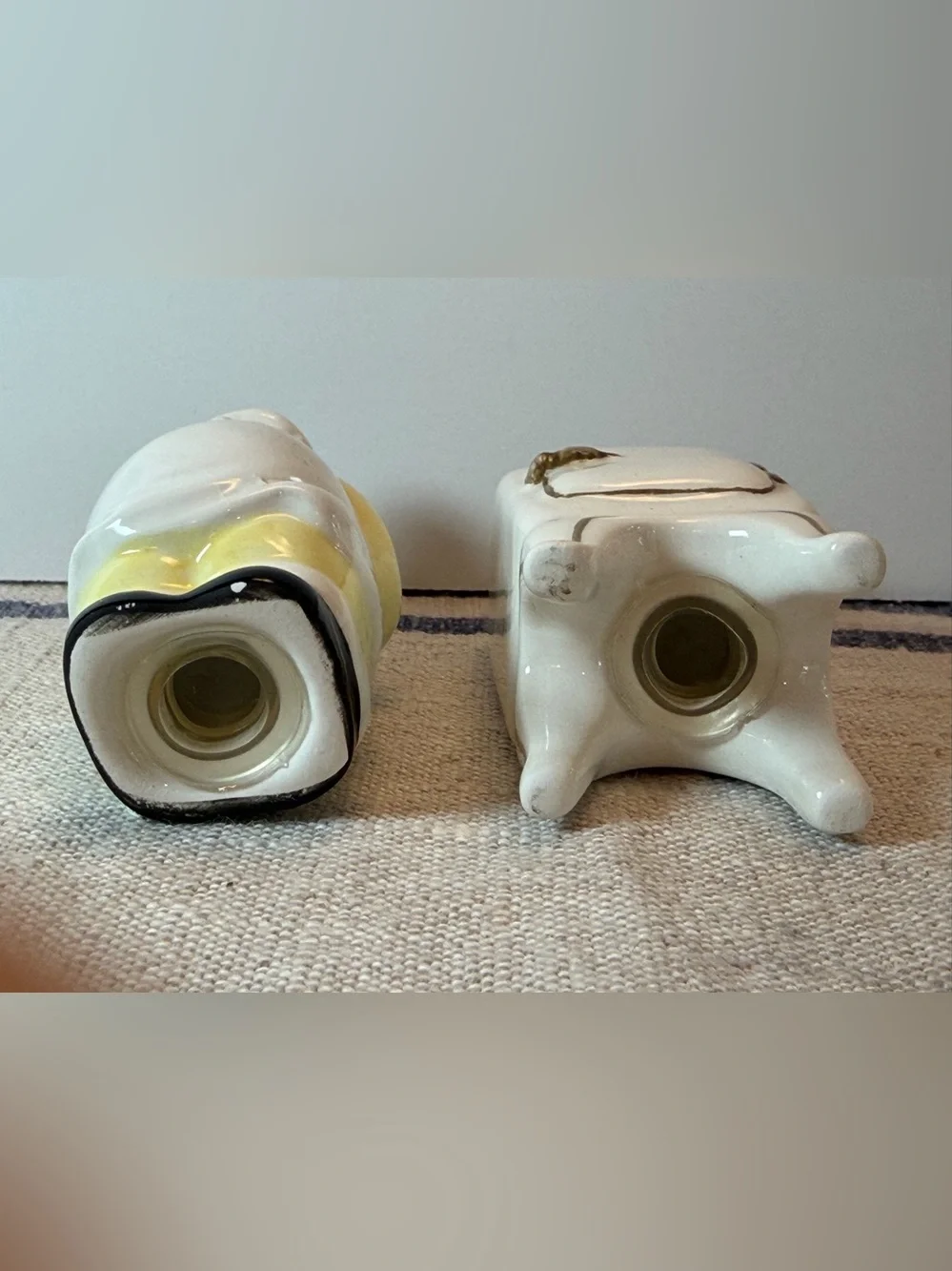 👨‍🍳 Vintage Ceramic Chef & Stove Salt/Pepper Shaker Set, NIB